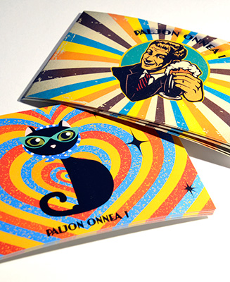 Postikortteja painosta